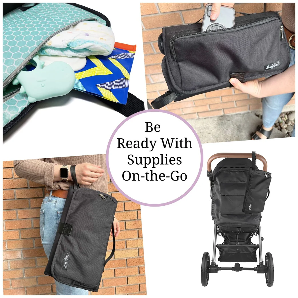 3-In-1 Diaper Clutch (Changing Station, and Clean-Hands Barrier)