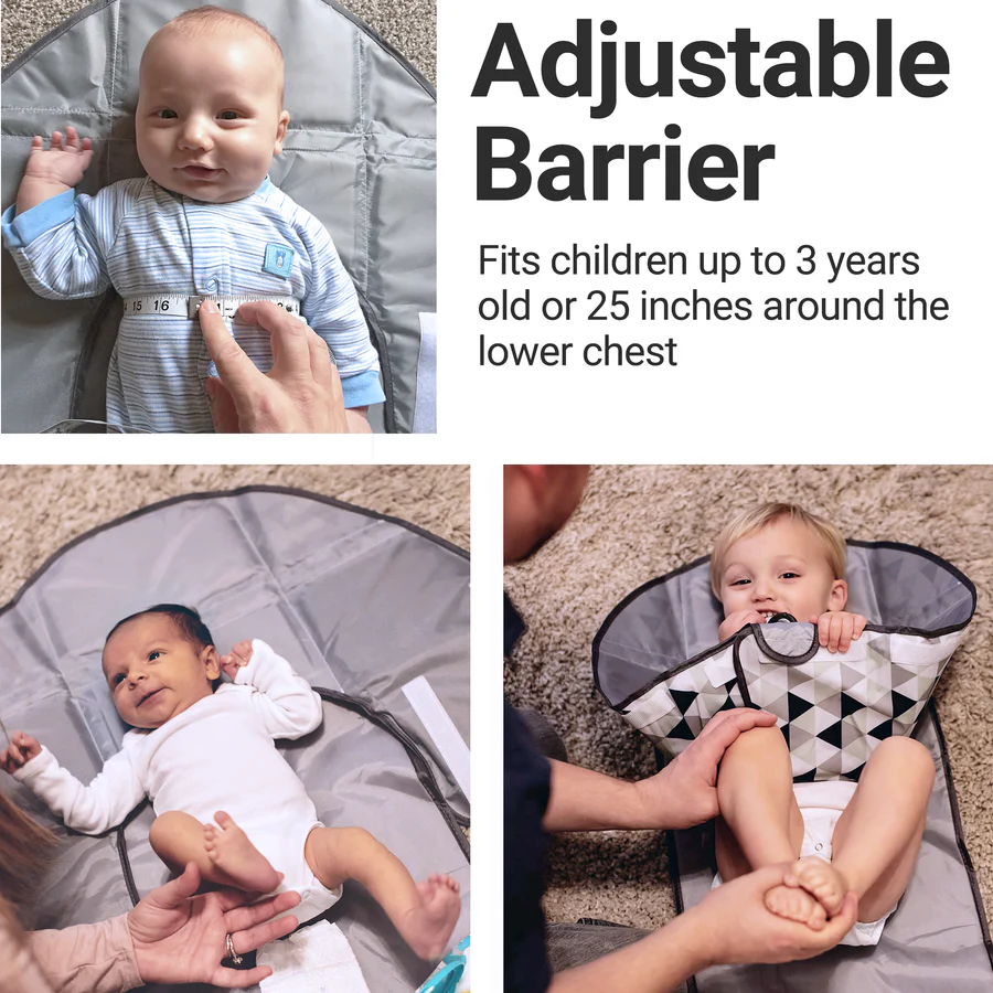 3-In-1 Diaper Clutch (Changing Station, and Clean-Hands Barrier)