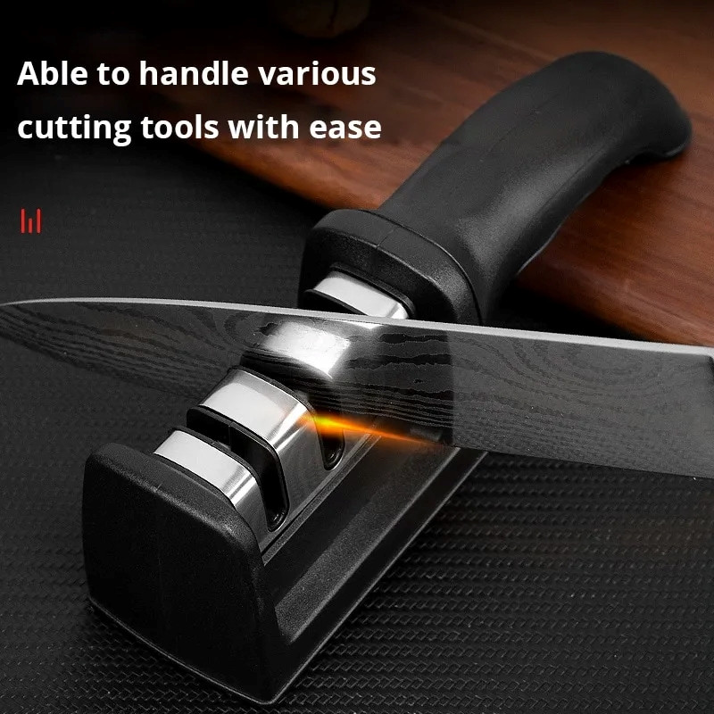 3 Stage Knife Sharpener - Professional Kitchen Knife Sharpener