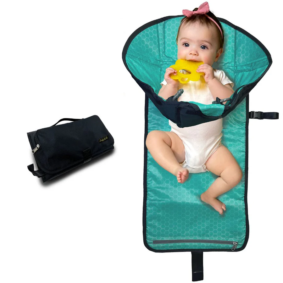 3-In-1 Diaper Clutch (Changing Station, and Clean-Hands Barrier)