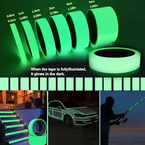 Glow-in-the-Dark Safety Tape