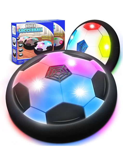Hover Football - Soccer Disc Indoor Ball Toy with Lights & Music
