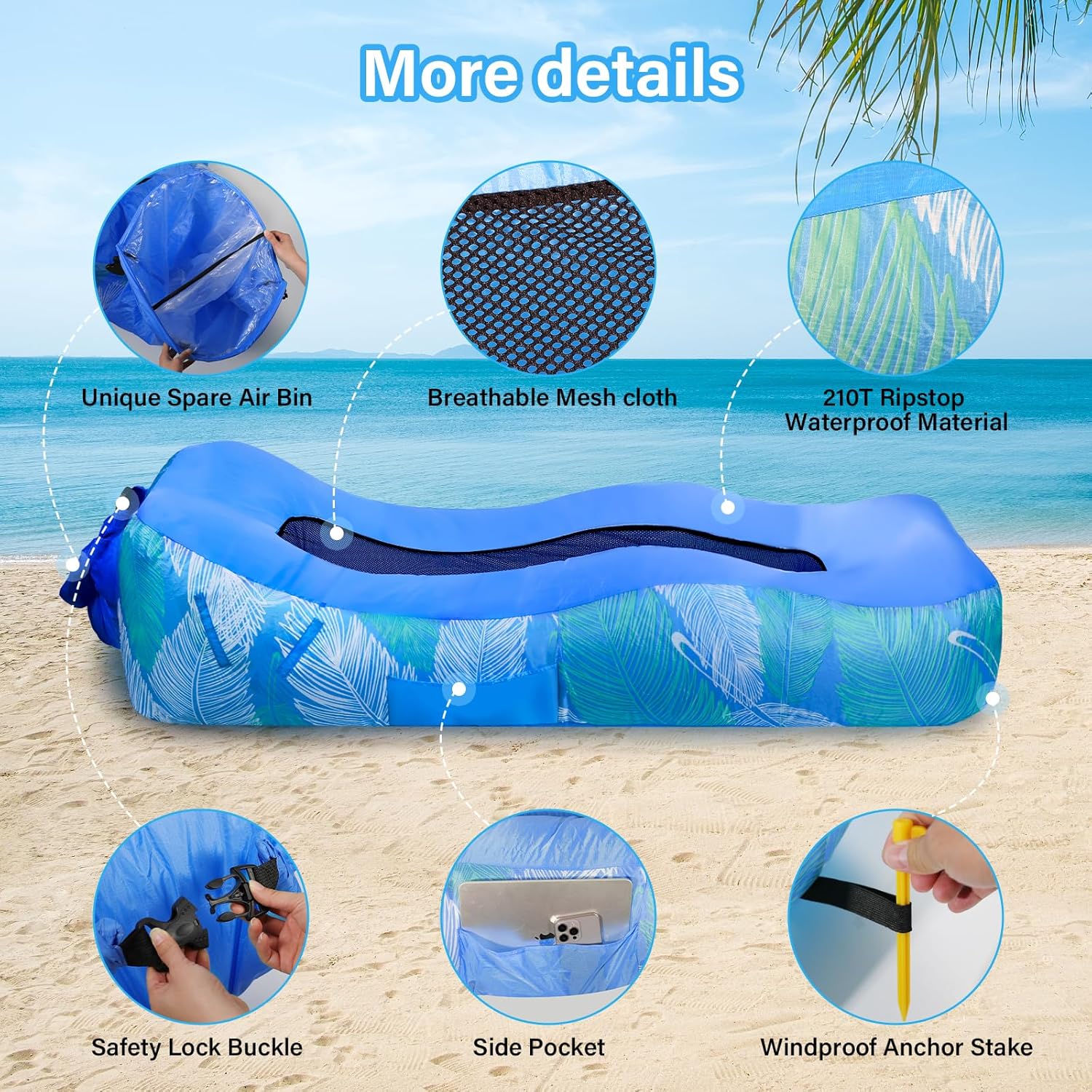 Inflatable Lounger Air Sofa Chair