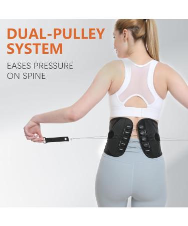 Rope Pulley System Breathable Waist Support Belt (10X compression)
