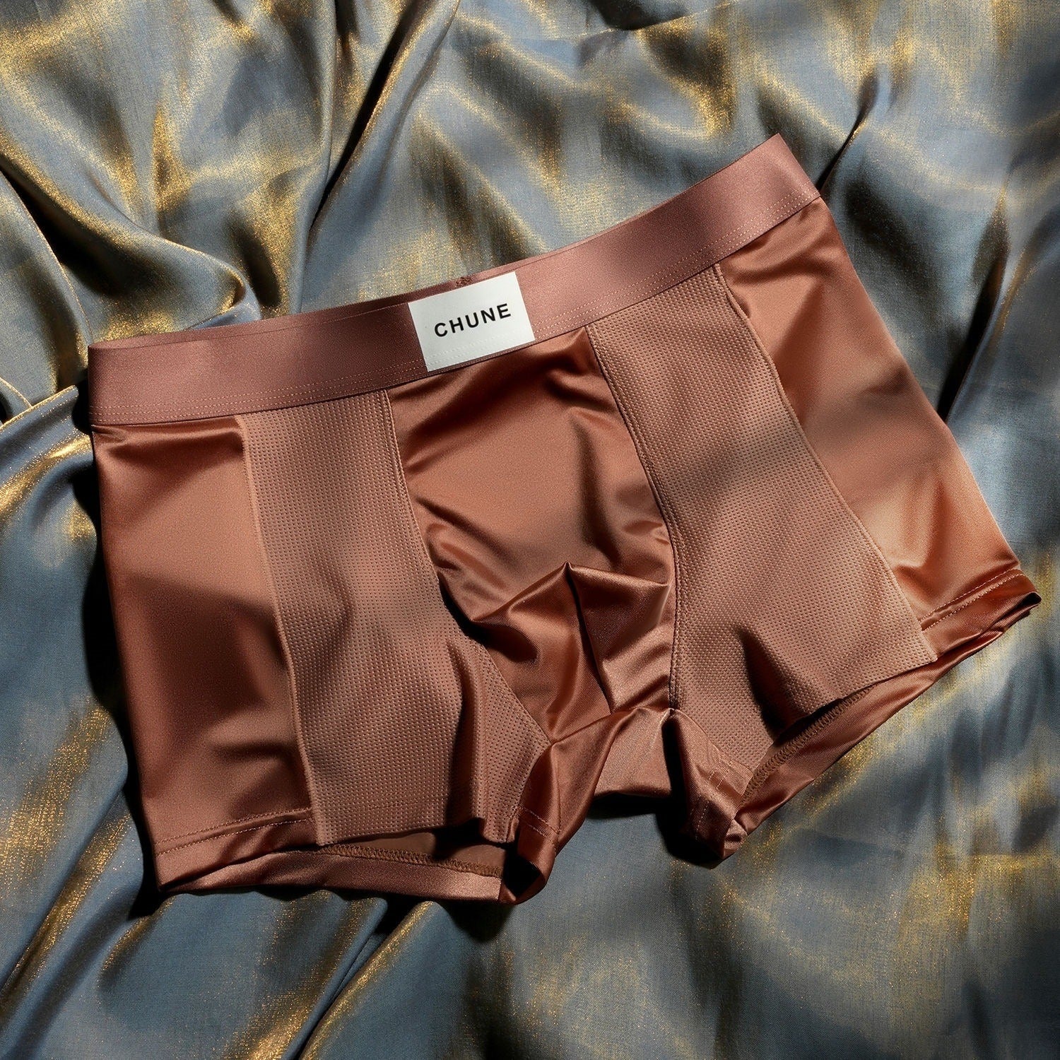 Luxury Mesh Satin Ice Silk Underwear