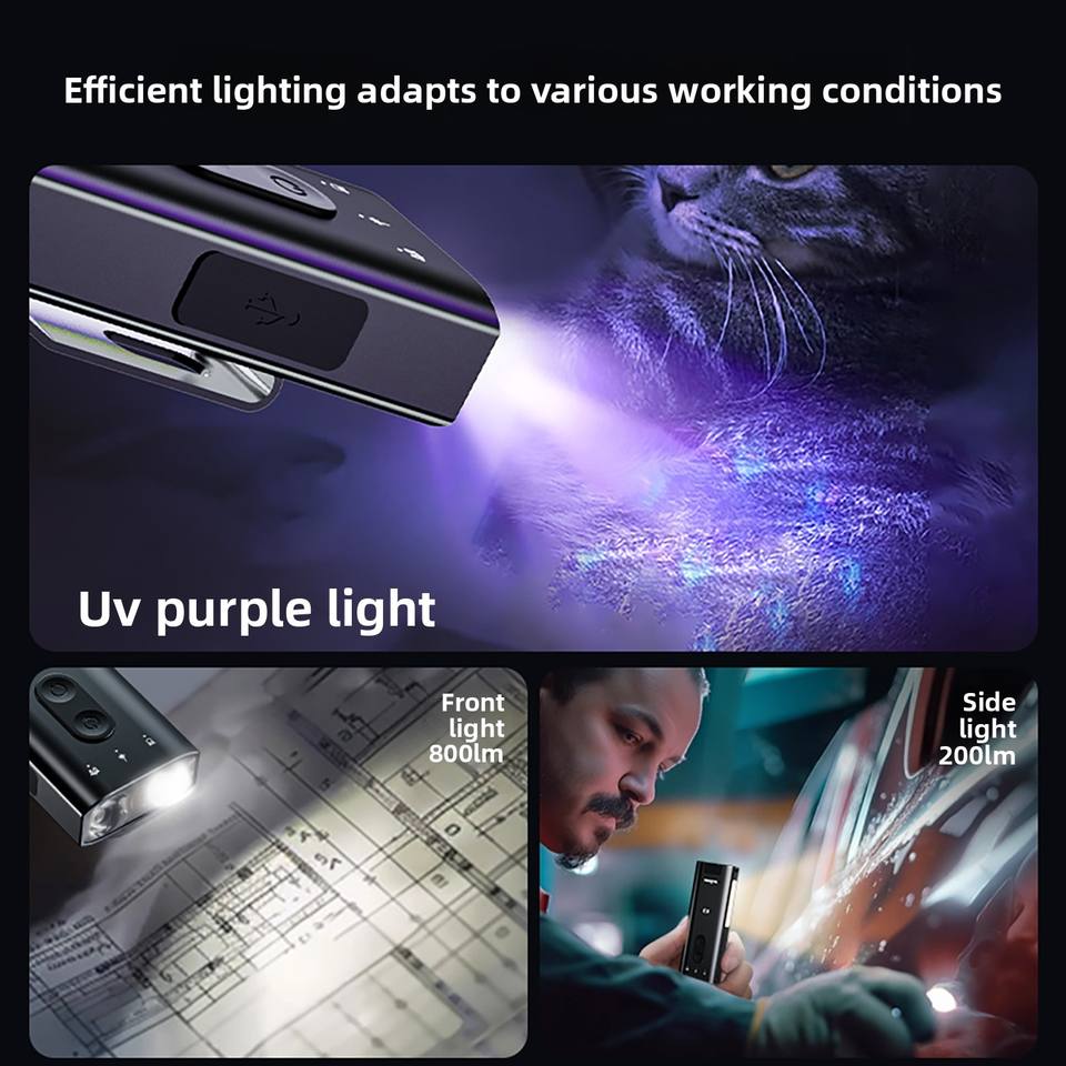 Magnetic Multi-Function EDC Flashlight & Work Light