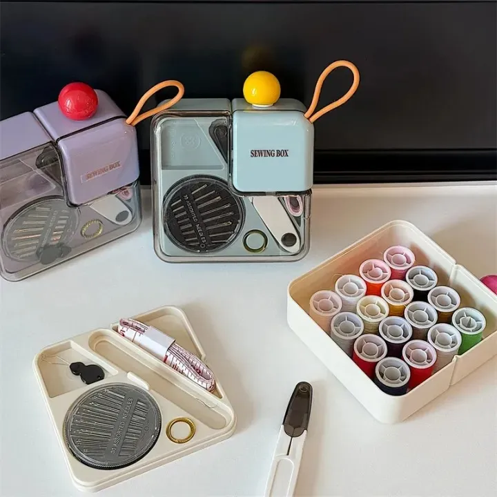 Multi-functional Sewing Box Household Portable Sewing Kit Mending Tools Needle and Thread Tool Set