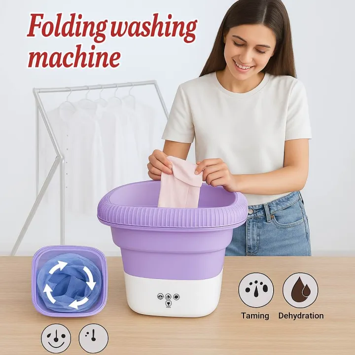 Portable Mini Folding Washing Machine
