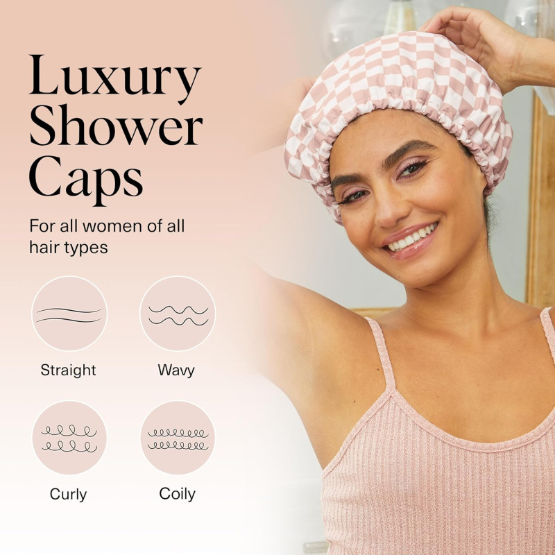Reusable Waterproof Luxury Shower Cap